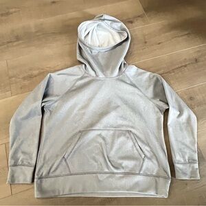 Lucy Women XL/TG Light Gray Kangaroo Pocket Oversized Hood‎ Pullover  Thick Cozy